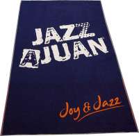 Individuelles Jacquardfrottier-Badetuch 100/150 cm mit eingewebtem Logo
