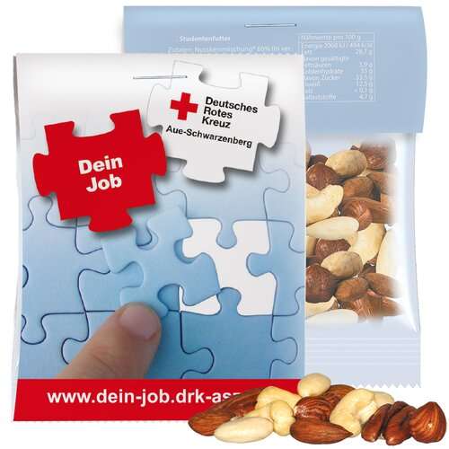 Bio NusskernMix, ca. 15g, Express Midi-Tüte mit Werbereiter