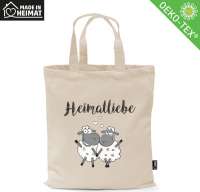 Vorschau: Baumwolltasche MADE IN HEIMAT, kurze Henkel Vorschau: Baumwolltasche MADE IN HEIMAT, kurze Henkel