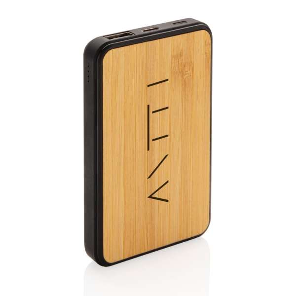 5.000mAh Powerbank aus FSC® und RCS recyceltem Kunststoff