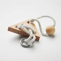 Vorschau: NERVE Geduldsspiel Holz Dreieck Vorschau: NERVE Geduldsspiel Holz Dreieck