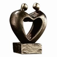 Skulptur Ein Herz füreinander