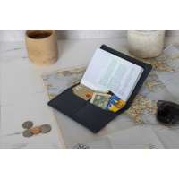 Vorschau: Recycled Leather Passport Holder Passhülle Vorschau: Recycled Leather Passport Holder Passhülle