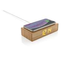 Vorschau: Wecker mit 5W Wireless Charger aus Bambus Vorschau: Wecker mit 5W Wireless Charger aus Bambus