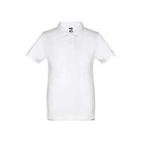 Vorschau: THC ADAM KIDS WH. Kurzärmeliges Poloshirt für Kinder (unisex). Farbe Weiß Vorschau: THC ADAM KIDS WH. Kurzärmeliges Poloshirt für Kinder (unisex). Farbe Weiß