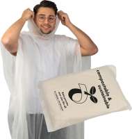Regenponcho aus PLA kompostierbar