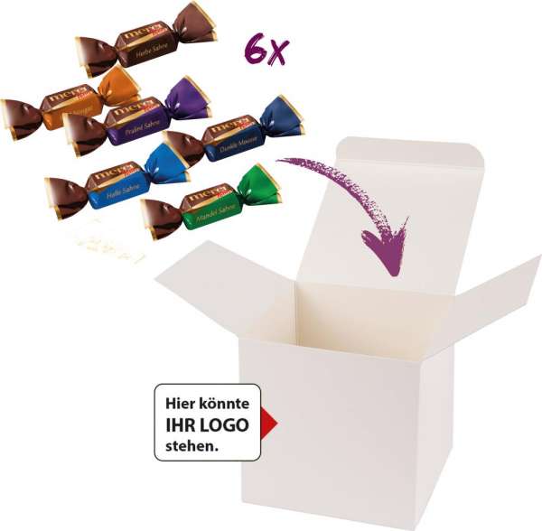 Color Merci Box mit 6 Merci-Chocolate Collection