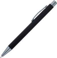Kugelschreiber 'Amrum' mit Softtouch-Oberfläche und Glanzgravur