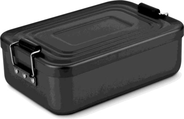 ROMINOX® Lunchbox Quadra Schwarz matt