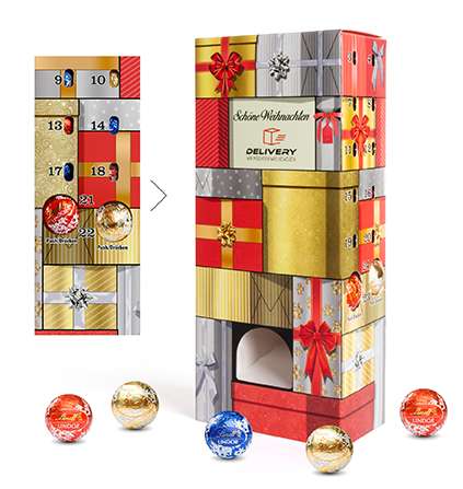 Lindt Lindor Adventsspender &quot;Turm&quot;