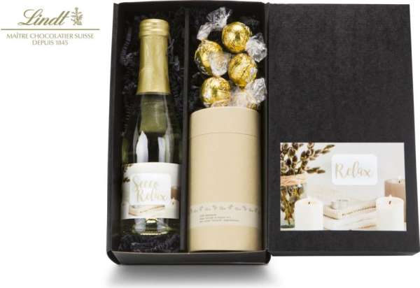 Geschenkset / Präsenteset: Secco & Relax