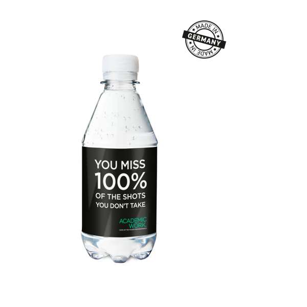 330 ml PromoWater mit Kohlensäure - Folien-Etikett