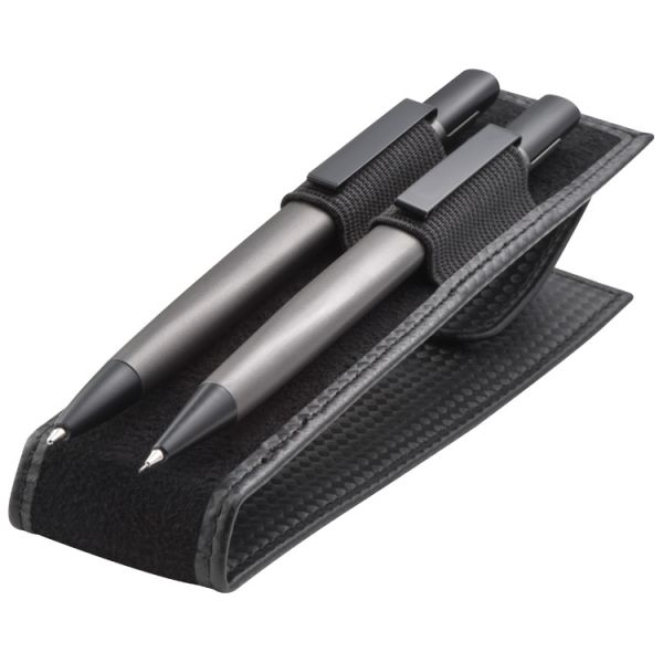 Set aus Kugelschreiber und Bleistift in Etui