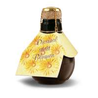 Kleinste Sektflasche der Welt! Diesmal statt Blumen