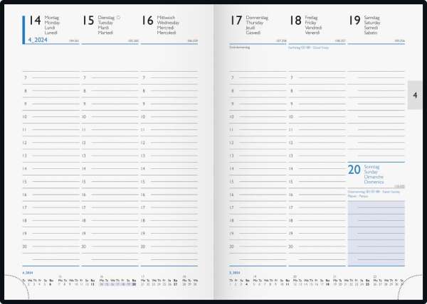 Buchkalender Modell 794