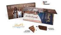 Lindt Schokoladentafel in Mailingmappe inkl. 4c Druck