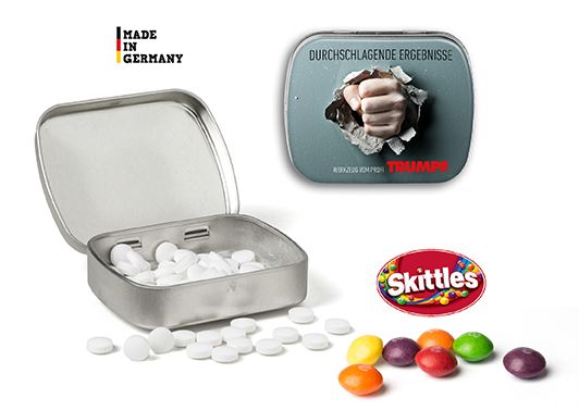 Skittles Mini Nostalgiedose inkl. Digitaldruck