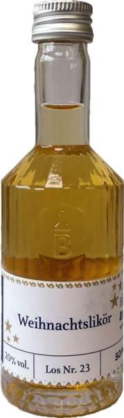 Weihnachtslikör 50 ml in Tastingflasche, 20 % vol.