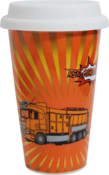 Porzellanbecher Coffee2Go, doppelwandig