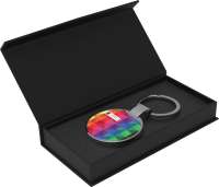 Magnetic Gift Box for Key Ring Verso Round