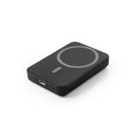 AMPERE 5. Magnetische Powerbank mit 5'000 mAh und superschnellem kabellosem Ladegerät (15 W) aus Rec
