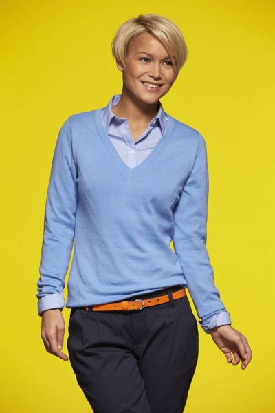 Ladies' V-Neck Pullover