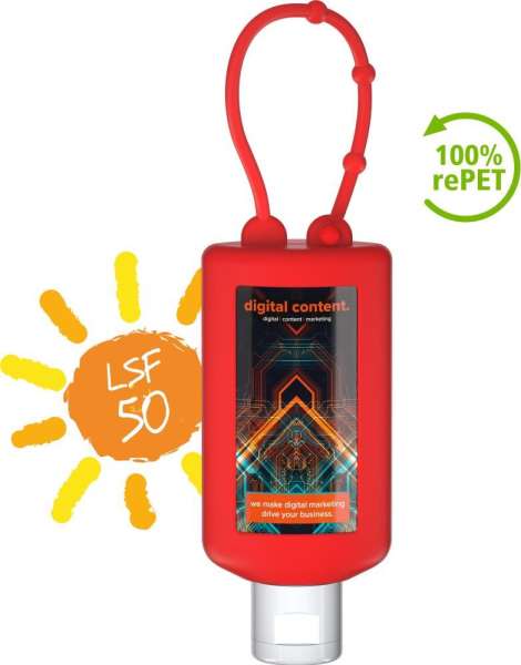 Sonnenmilch LSF 50 (sens.), 50 ml Bumper, Body Label (R-PET)