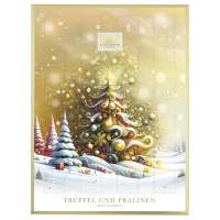 Adventskalender "Weihnachtsbaum Gold" ohne Alkohol 300g
