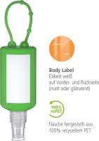 Vorschau: Handreinigungsspray, 50 ml Bumper Body Label (R-PET) Vorschau: Handreinigungsspray, 50 ml Bumper Body Label (R-PET)