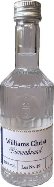 Williams Christ Birnenbrand 50 ml in Tastingflasche, 40 % vol.