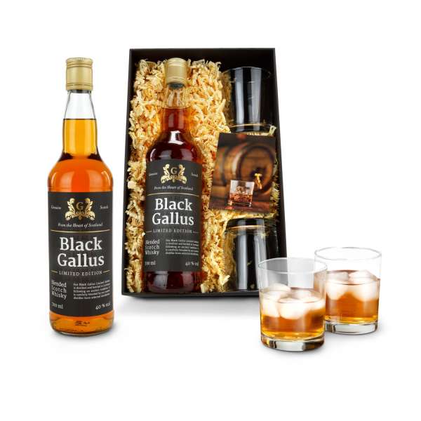 Präsentset Black Gallus Whisky