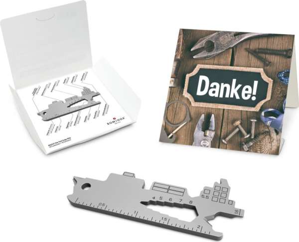 ROMINOX® Key Tool Cargo Ship - Containerschiff Danke