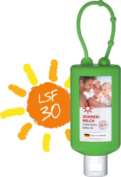 Sonnenmilch, 50 ml Bumper, Body Label (R-PET)