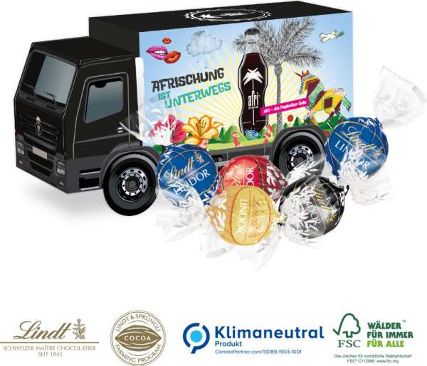 3D Präsent LKW Lindt Lindor