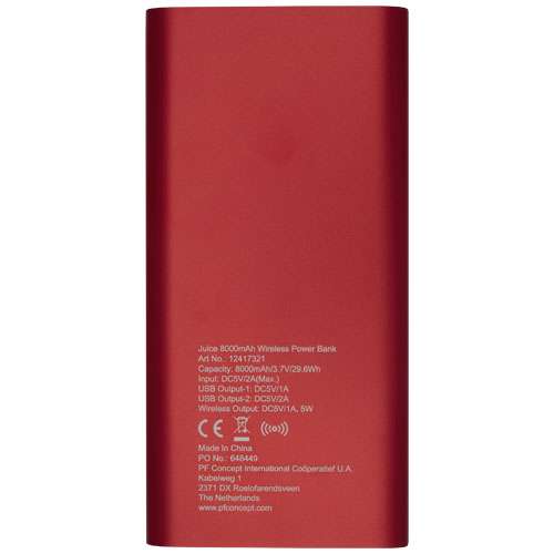 Juice 8000 mAh kabellose Powerbank