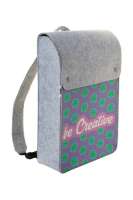 Vorschau: CreaFelt Back II individueller RPET Rucksack Vorschau: CreaFelt Back II individueller RPET Rucksack