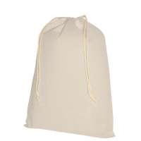 Baumwollbeutel mit doppeltem Kordelzug - 135 g/m² - 25 x 35 cm