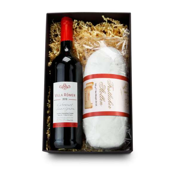 Präsentset Rotwein & Stollen