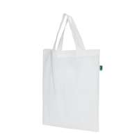 Fairtrade Baumwolltasche mit kurzen Griffen - 140 g/m² - 38 x 42 cm Fairtrade Baumwolltasche mit kurzen Griffen - 140 g/m² - 38 x 42 cm