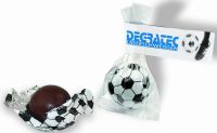Vorschau: Süßer Fußball, 5,6 g Edelvollmilchschokolade, 1-4 c Digitaldruck inklusive Vorschau: Süßer Fußball, 5,6 g Edelvollmilchschokolade, 1-4 c Digitaldruck inklusive