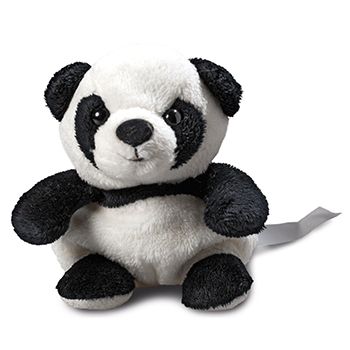 Schmoozies® XXL Panda, das Kugeltier mit Unterseite aus Mikrofaser - vielseitig einsetzbar