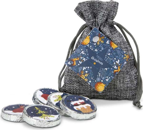 Geschenkset / Präsenteset: Weihnachts-Schokotaler