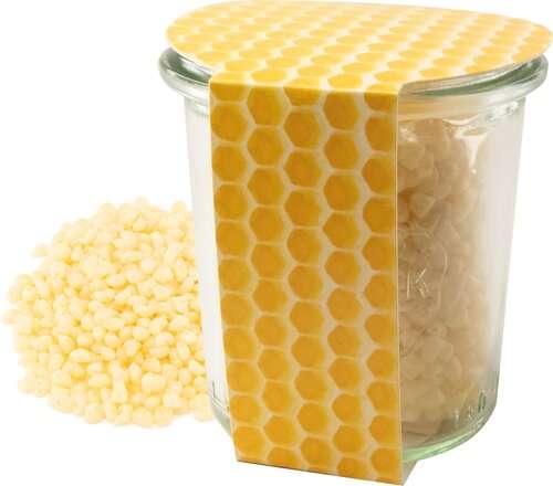 Gläschen Bienenwachslicht