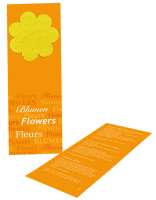 Blumige Lesezeit, bunte Blumenmischung, 1-4 c Digitaldruck inklusive