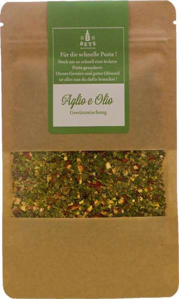 Aglio Olio Gewürzmischung in Mailingtüte, 15 g