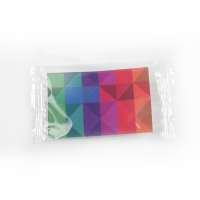 Inlay in full color 130 x 60 mm for Flow Pack