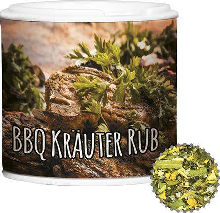 Gewürzmischung BBQ Kräuter Rub, ca. 20g, Pappstreuer