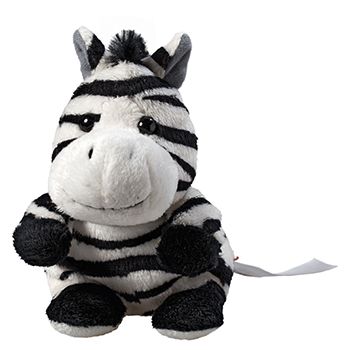 Schmoozies® XXL Zebra, das Kugeltier mit Unterseite aus Mikrofaser - vielseitig einsetzbar