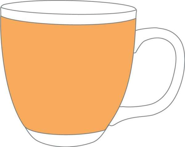 Kaffee Jumbo Werbetasse Form 153