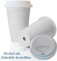 Vorschau: Porzellanbecher Coffee2Go, doppelwandig Vorschau: Porzellanbecher Coffee2Go, doppelwandig
